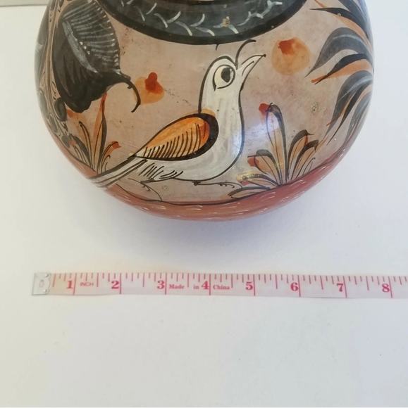 VTG Mid Century Modern Vase Studio Art Pottery Vase Midwestern Bird Decor Boho - Picture 10 of 12